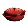 Cast Iron 3 Quart Enameled Dutch Oven Red