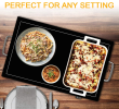 MegaChef Electric Warming Tray;  Food Warmer;  Hot Plate;  With Adjustable Temperature Control