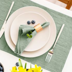 Cloth Mat Kitchen Photography Props (Option: Tea green-32x44cm)