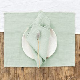 Cloth Mat Kitchen Photography Props (Option: Duck egg green-32x44cm)