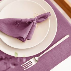 Cloth Mat Kitchen Photography Props (Option: Purplish grey-45x45cm)