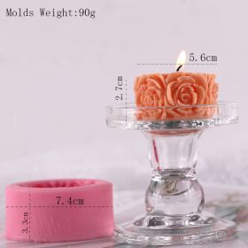 Non-stick Bubble Cube Candles Silicone Mold 3D Aromathera (Option: 16 Style)