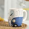 Creative Ceramic Bus Cup Interesting Milk Coffee Mug