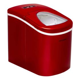 26lb. Portable Countertop Icemaker - EFIC108 - RED (Color: Red)