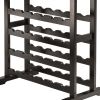 Wood Vinny 24-Bottle Wine Rack, Espresso, Espresso Finish