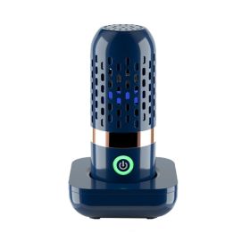 Wireless Capsule Fruit And Vegetable Cleaning Purifier (Option: Blue-English version-USB)